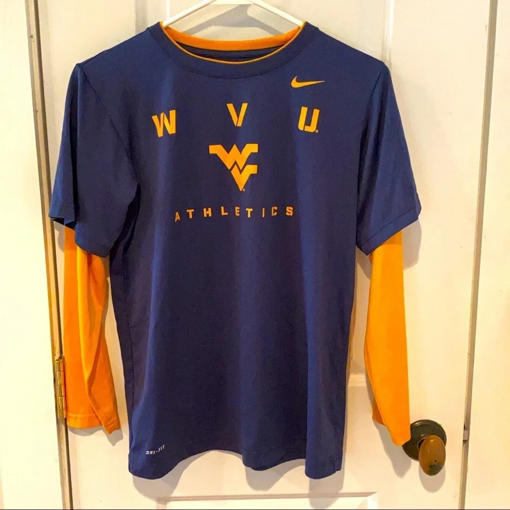 West Virginia Long Sleeved T-Shirt Size Youth Large
